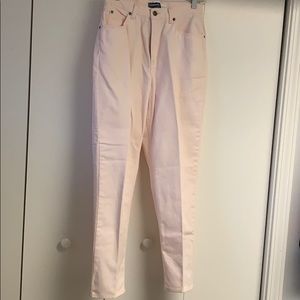 Peach jeans